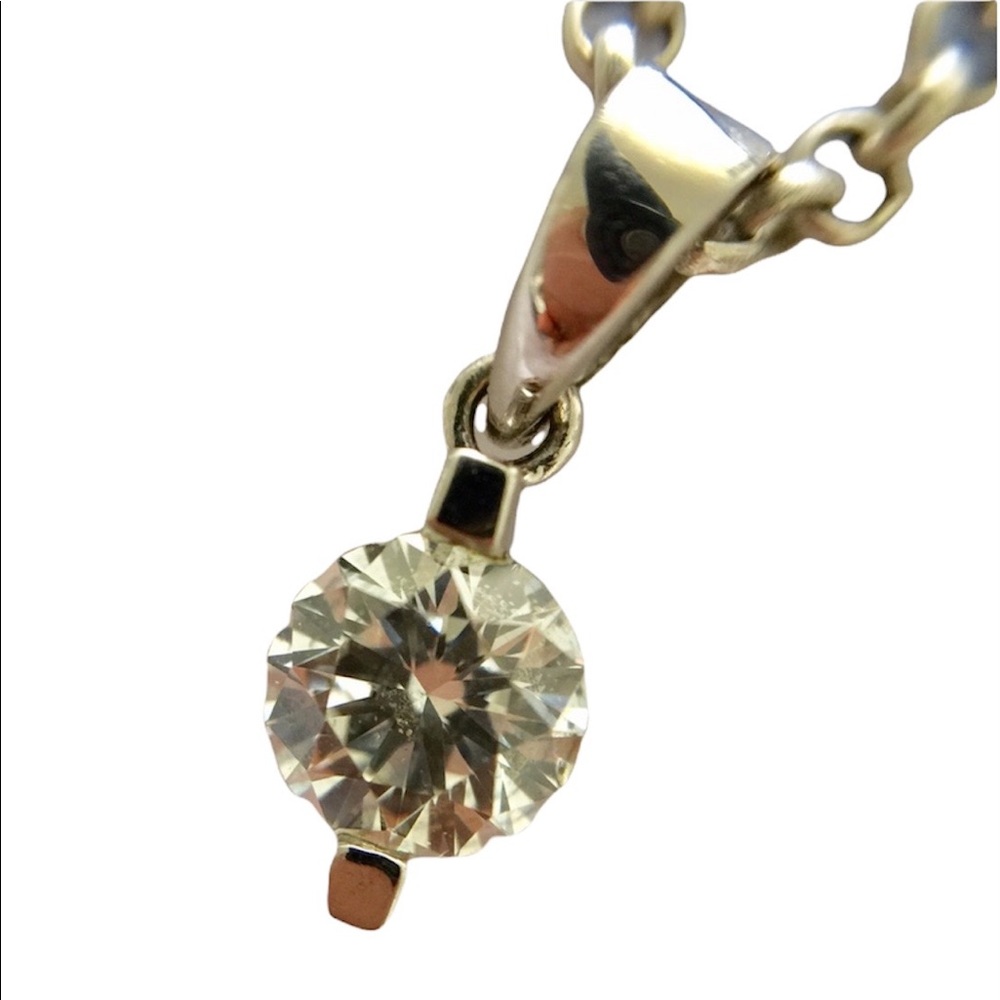 Brilliante Choice of Shape Simulated Diamond Charm Necklace main image 1